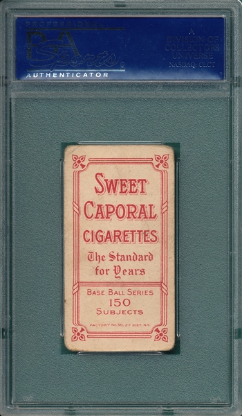 1909-1911 T206 Birmingham Sweet Caporal Cigarettes PSA 2