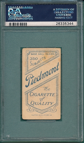 1909-1911 T206 Perdue Piedmont Cigarettes PSA 3 *Southern League*