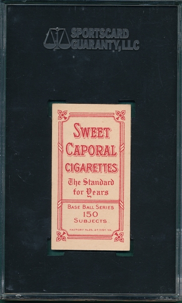 1909-1911 T206 Shipke Piedmont Cigarettes SGC 84 *Factory 25*
