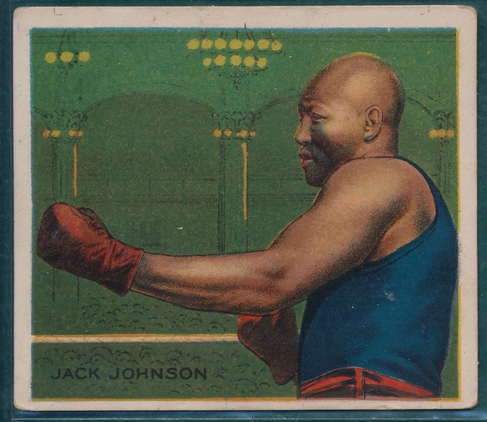 1910 T218 Jack Johnson, Horizontal