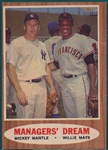 1962 Topps #18 Managers Dream W/ Mays & Mantle 