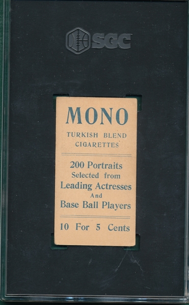 1911 T217 Chadbourn Mono Cigarettes SGC 2.5
