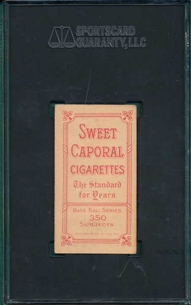 1909-1911 T206 Lajoie, Bat, Sweet Caporal Cigarettes SGC 4