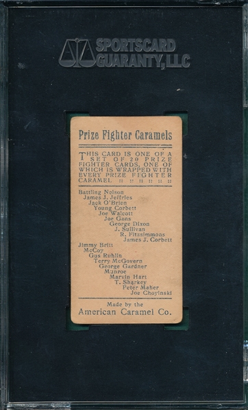 1909 E76 Kid McCoy American Caramel Co. SGC 30