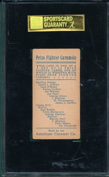 1909 E76 George Gardner American Caramel Co. SGC 50