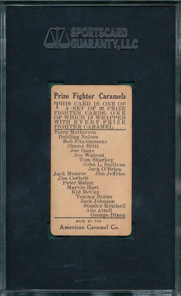 1909 E76 Peter Maher American Caramel Co. SGC 35