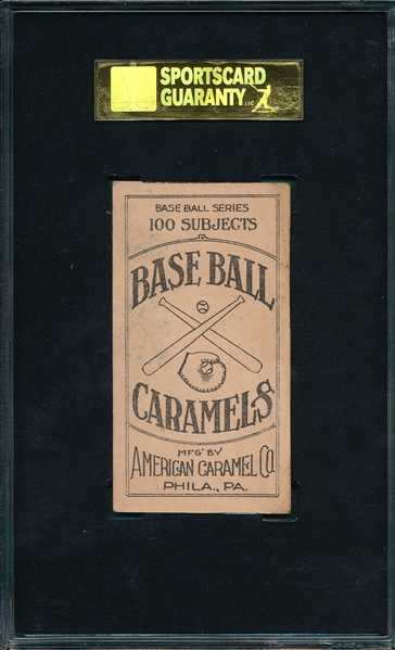 1909-11 E90-1 Sweeney, NY, American Caramel Co. SGC 60