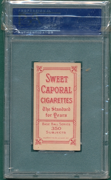 1909-1911 T206 Quillen Sweet Caporal Cigarettes PSA 6