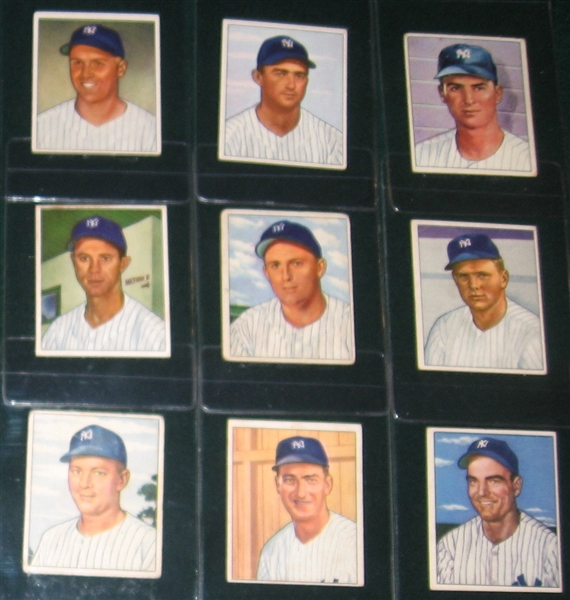 1950 Bowman Lot of (52) W/ Doby