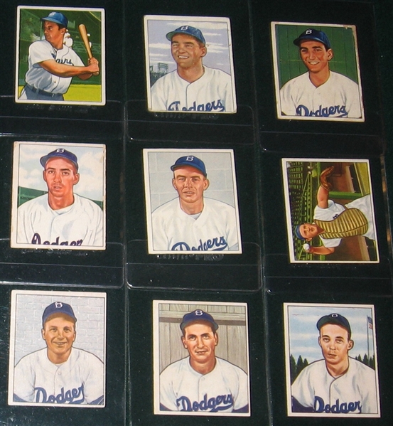 1950 Bowman Lot of (52) W/ Doby
