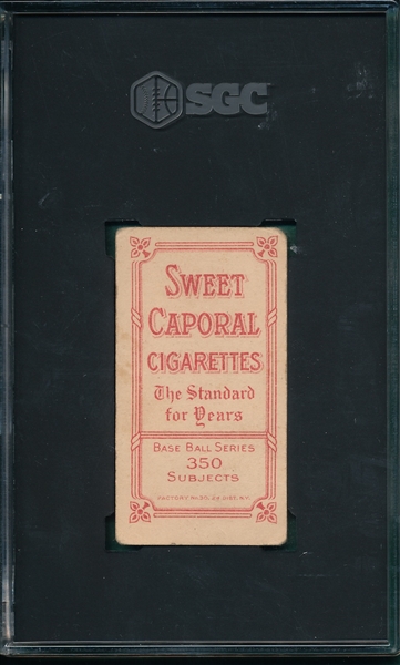1909-1911 T206 Dunn Sweet Caporal Cigarettes SGC 2