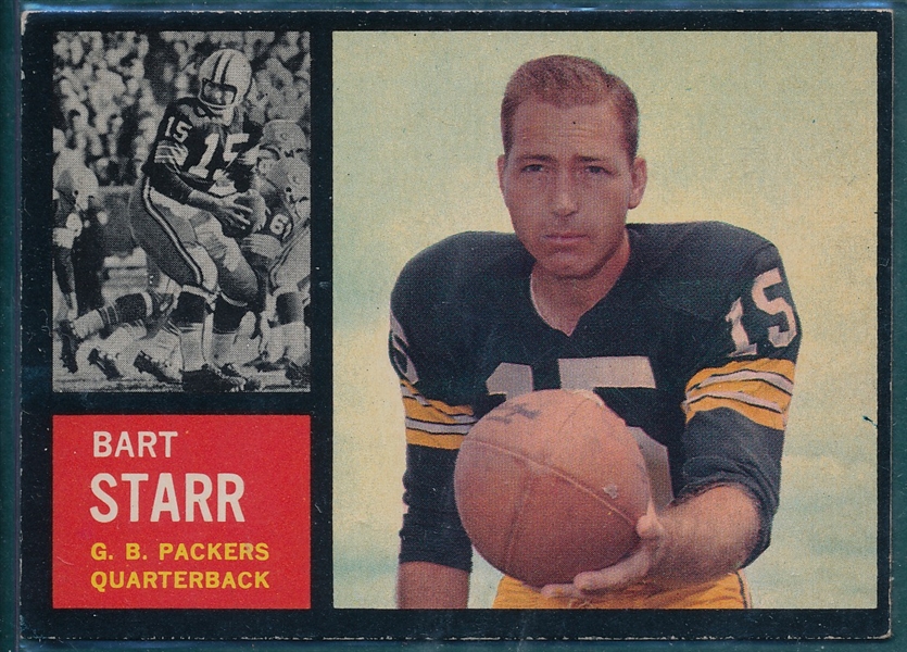 1962 Topps Football #63 Bart Starr