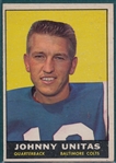1961 Topps Football #1 Johnny Unitas