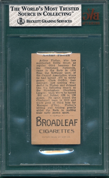 1912 T207 Phelan Broad Leaf Cigarettes BVG 4