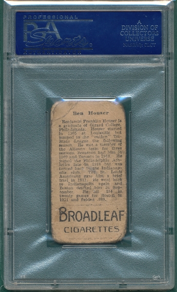1912 T207 Houser Broad Leaf Cigarettes PSA 1