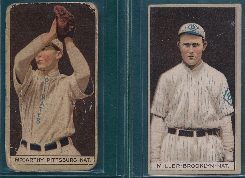 1912 T207 Miller & McCarthy, Lot of (2), Anonymous Cigarettes 