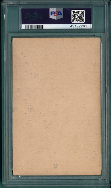 1921 Exhibits Walter Johnson PSA 2