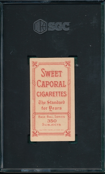 1909-1911 T206 Maddox Sweet Caporal Cigarettes SGC 4.5