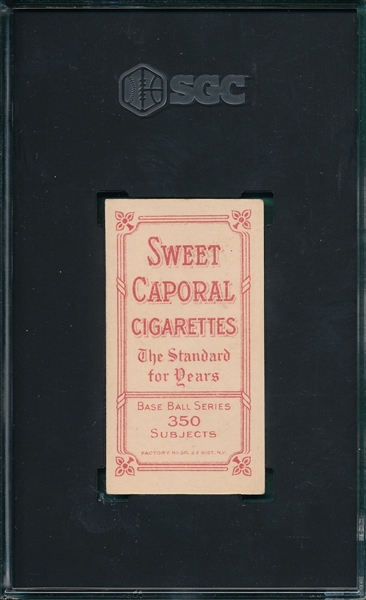 1909-1911 T206 McIntyre, Brooklyn, Sweet Caporal Cigarettes SGC 5