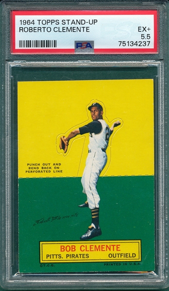 1964 Topps Stand-Up Roberto Clemente PSA 5.5