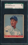 1933 Goudey #134 Sam Rice SGC 40