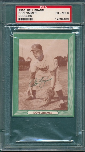 1958 Bell Brand Don Zimmer PSA 6