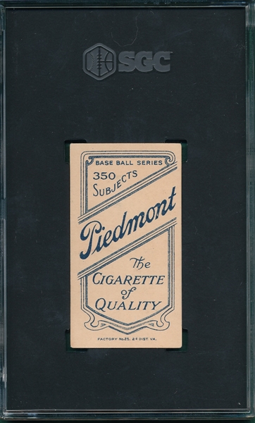 1909-1911 T206 Mitchell, Fred, Piedmont Cigarettes SGC 5