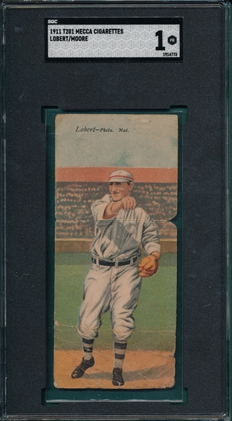 1911 T201 Lobert/Moore Mecca Cigarettes SGC 1