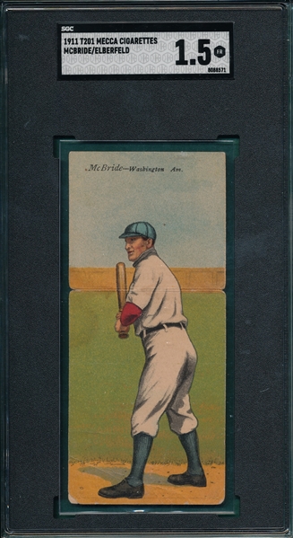 1911 T201 McBride/Elberfeld Mecca Cigarettes SGC 1.5