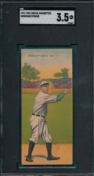 1911 T201 Donovan/Stroud Mecca Cigarettes SGC 3.5