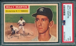 1956 Topps #181 Billy Martin PSA 3