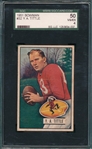 1951 Bowman #32 Y. A. Tittle SGC 50