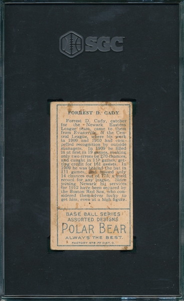 1911 T205 Cady Polar Bear SGC 3 *Minor League*
