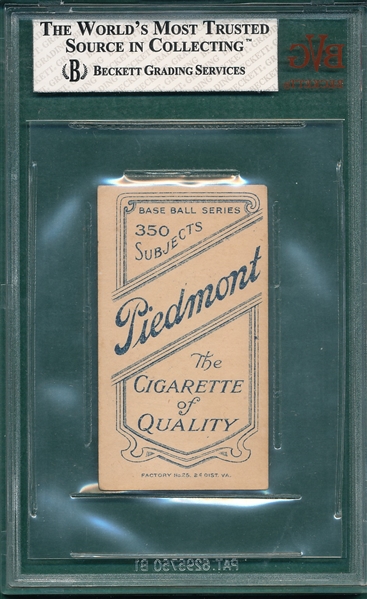 1909-1911 T206 King, Frank, Piedmont Cigarettes BVG 4.5 *Southern League*