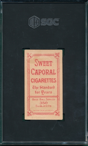 1909-1911 T206 Zimmerman Sweet Caporal Cigarettes, SGC 2