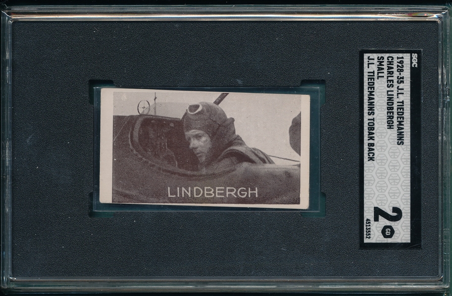 1928-35 J. L. Tiedmanns Charles Lindbergh SGC 2