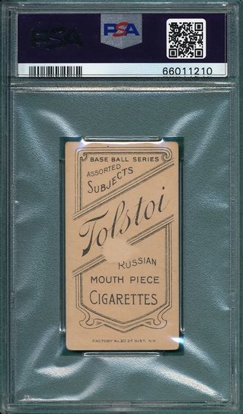 1909-1911 T206 Willett Tolstoi Cigarettes PSA 1