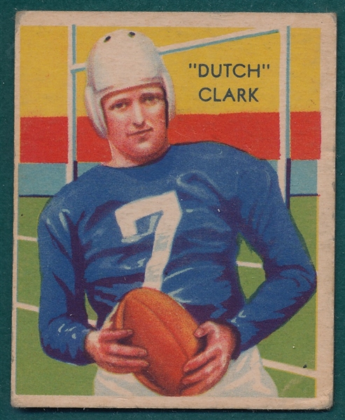 1935 National Chicle Football #1 Dutch Clark