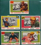 1955 Topps All American Lot of (21) W/ #59 Doc Blanchard