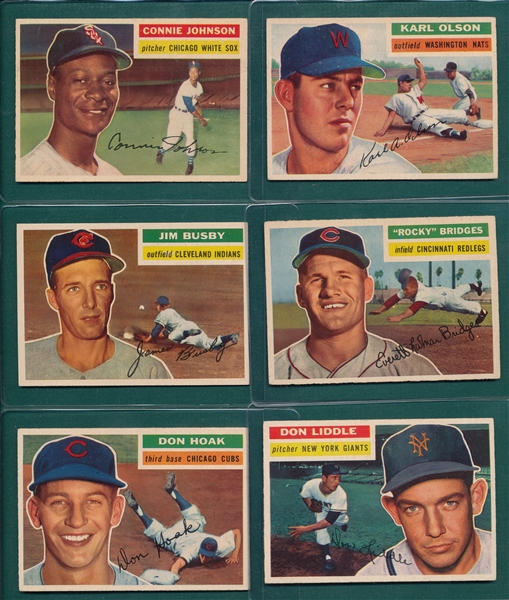 1956 Topps Lot of (20) W/ #52 Grim