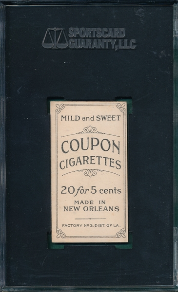 1914 T213-2 Griffith Coupon Cigarettes SGC 60 *Only One Higher*