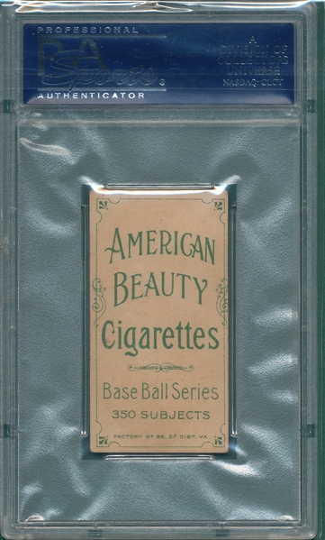 1909-1911 T206 Mitchell, Mike, American Beauty Cigarettes PSA 3