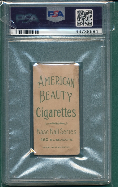 1909-1911 T206 Bradley, Bat, American Beauty Cigarettes PSA 2.5 *460 Series*