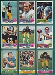 1974 & 75 Topps Football Lot of (480) W/ Swann, Rookie