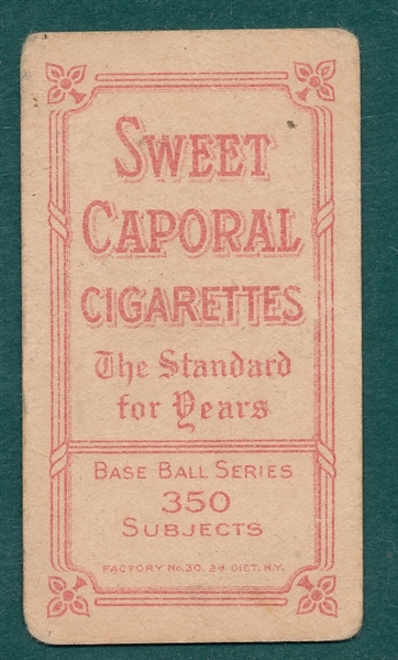 1909-1911 T206 O'Neil Sweet Caporal Cigarettes