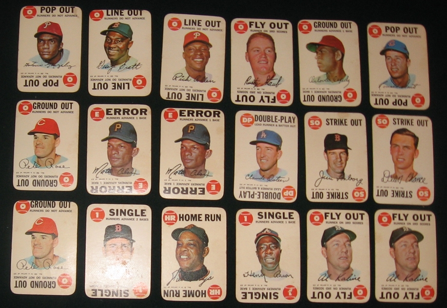 1968 Topps Game Lot of (22) W/ Mays & Aaron