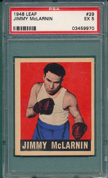 1948 Leaf Boxing #29 McLarnin PSA 5