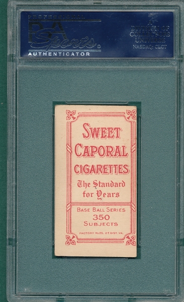 1909-1911 T206 Unglaub Sweet Caporal Cigarettes PSA 4 *Fact 25*