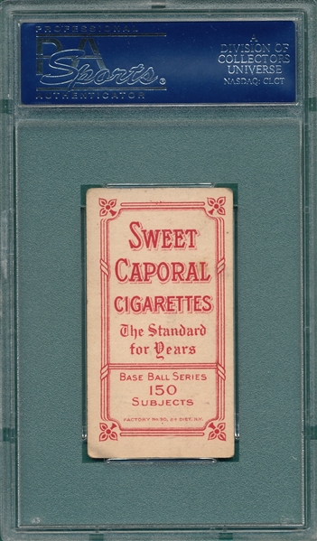 1909-1911 T206 Conroy, Fielding, Sweet Caporal Cigarettes PSA 4 