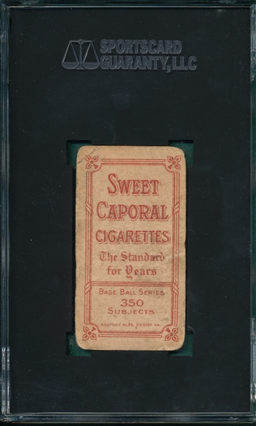 1909-1911 T206 Bresnahan, Portrait, Sweet Caporal Cigarettes SGC 20 *Factory 25*